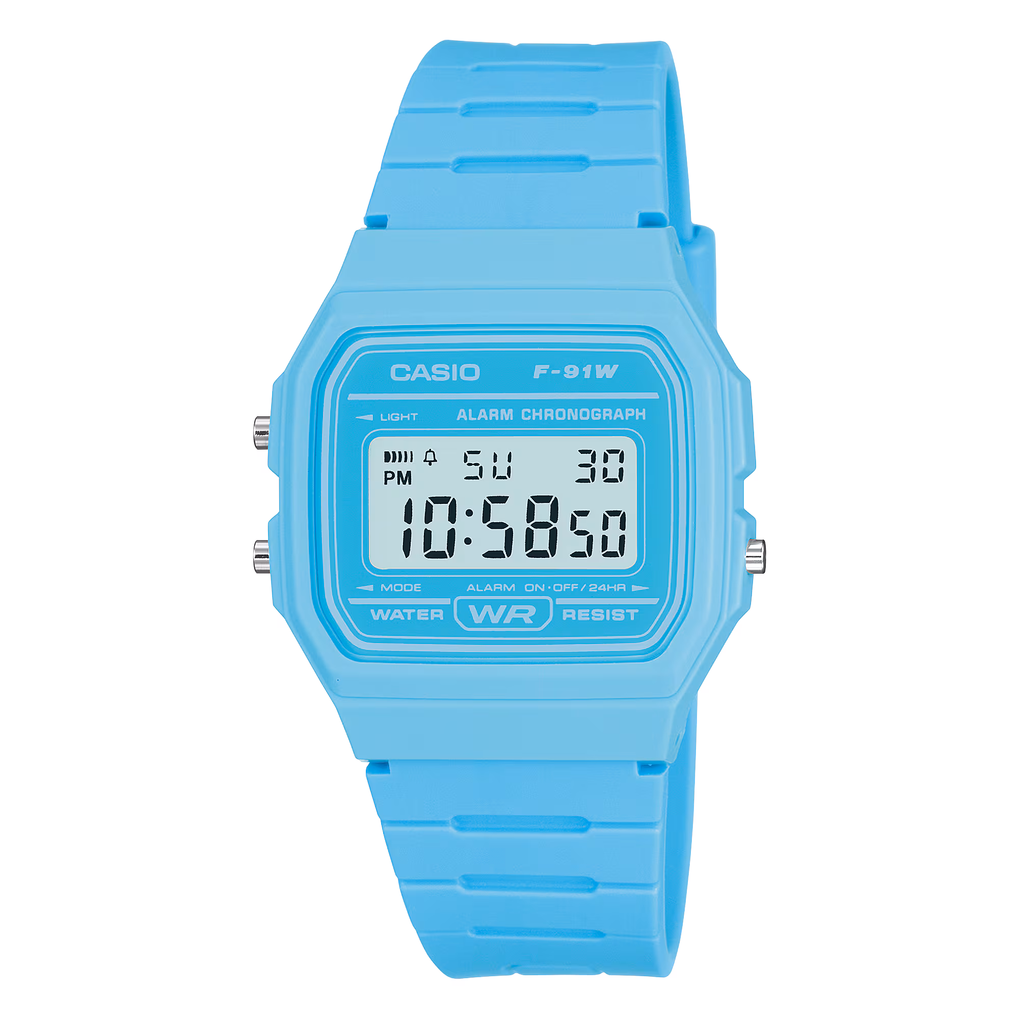 Casio F-91WC-2A Vibrant Blue