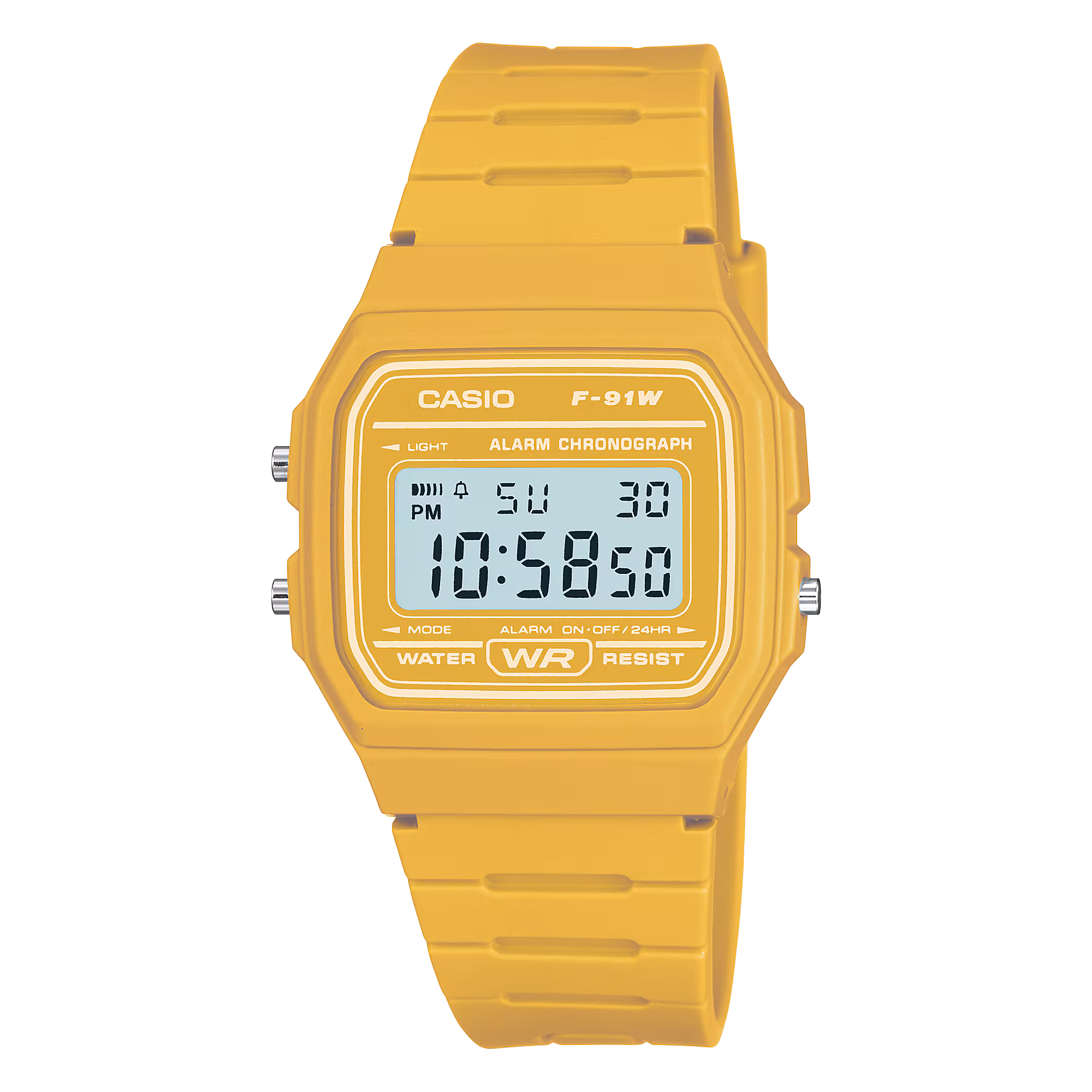 Casio F-91WC-9A Mustard Yellow