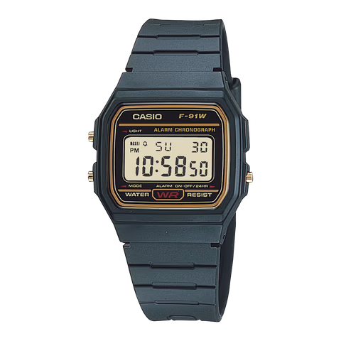 Casio F-91WG-9 Black Gold