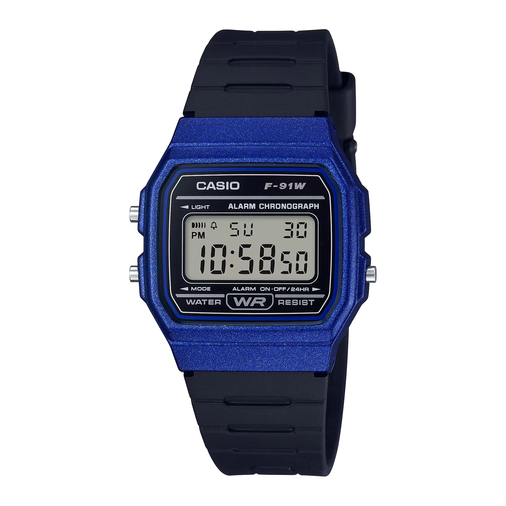 Casio F-91WM-2A Metallic Blue