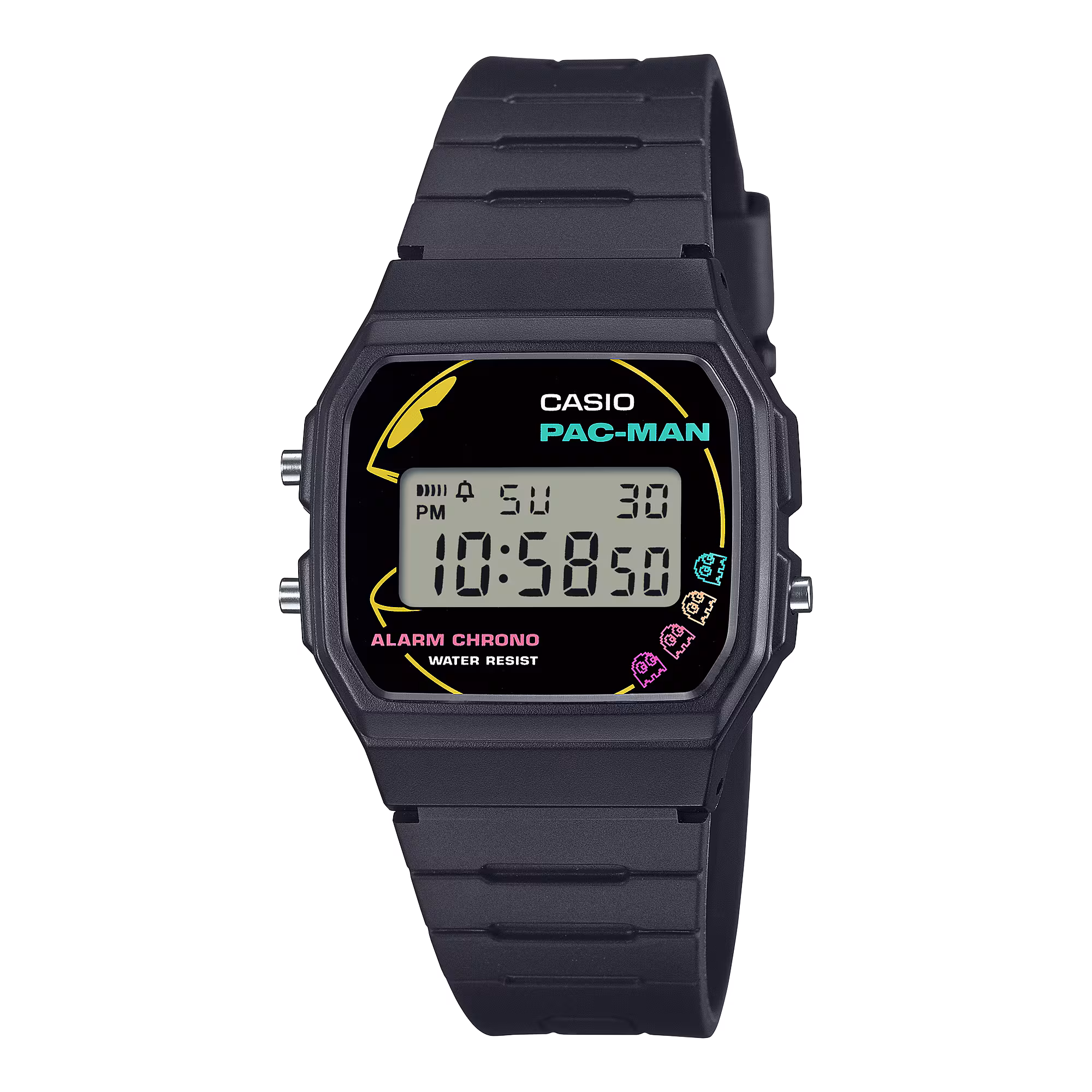 Casio F-91WPC-1A PAC-MAN Collaboration